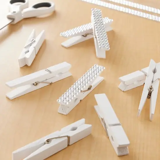 Large Clothespins by Recollections&trade; Craft It&trade; White {4}