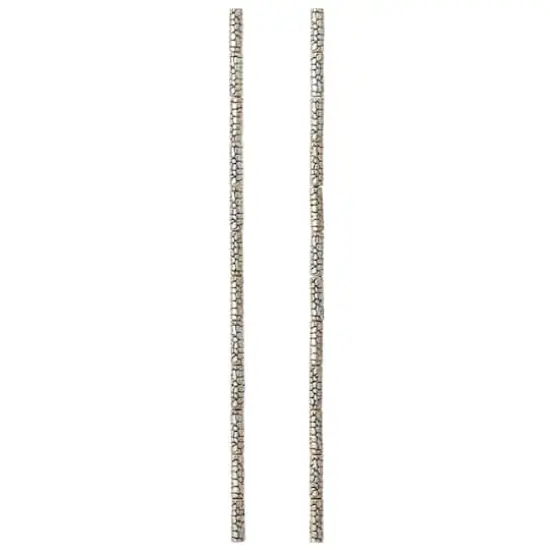 Silver Metal Bump Tube Beads, 10mm by Bead Landing&trade; {3}