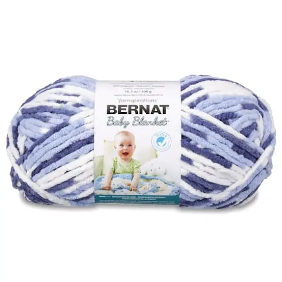 4 Pack Bernat&reg; Baby Blanket&trade; YarnBlue Dreams {1}