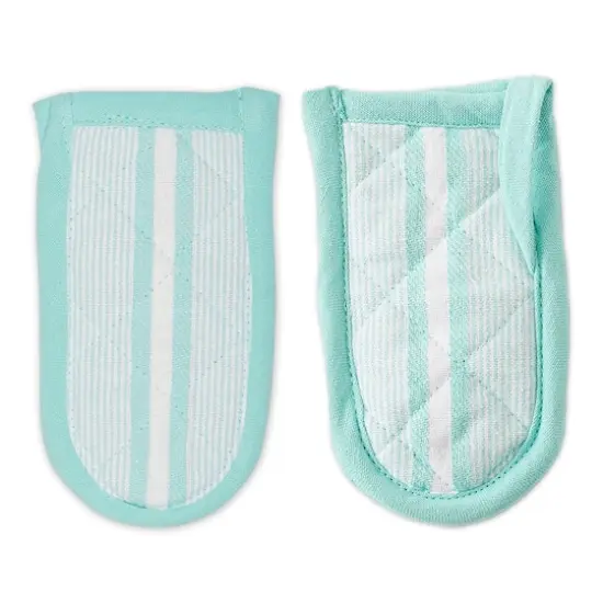 DII&reg; Chef Stripe Pan Handles, 3ct. Aqua {4}