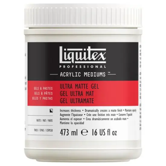 Liquitex&reg; Ultra Matte Gel Medium  {1}