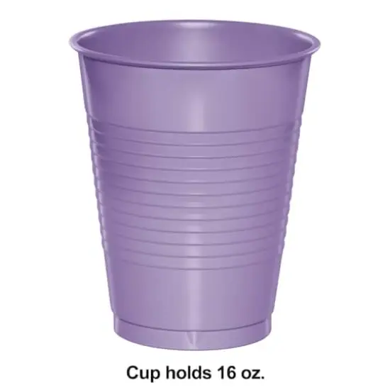 Hoffmaster 16oz. Plastic Cups, 20ct. Lavender {3}