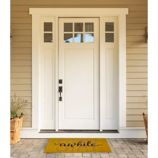 Stay Awhile Doormat 18" x 30" {5}