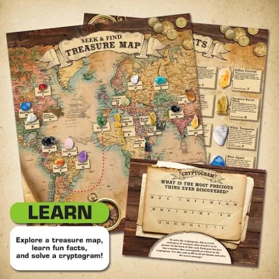 ArtSkills&reg; Epic Lab Hidden Treasures Dig Kit with Real Gems {5}