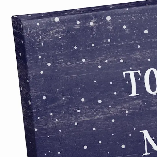 To The Moon & Back Canvas Wall Art {4}