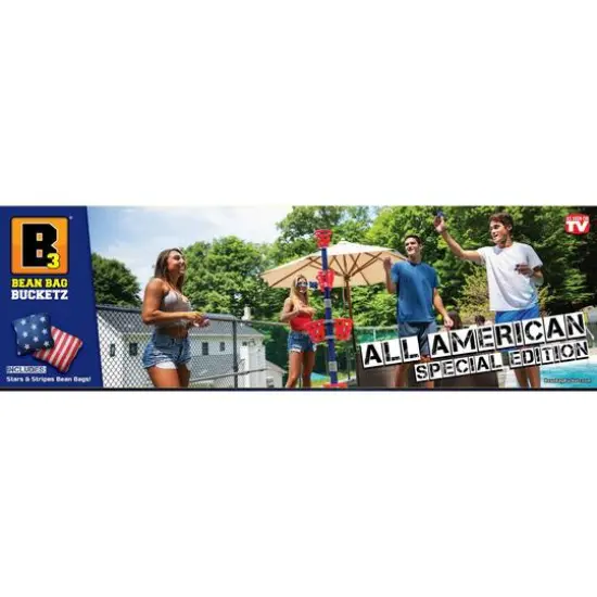 All American Special Edition Bean Bag Bucket Game {3}