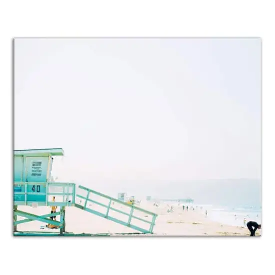 Beach Tower 20" x 16" Canvas Wall Art {1}