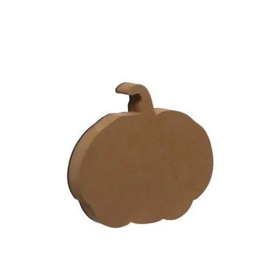 8" Brown Leaf Carved Pumpkin Tabletop D&eacute;cor by Ashland&reg; {4}