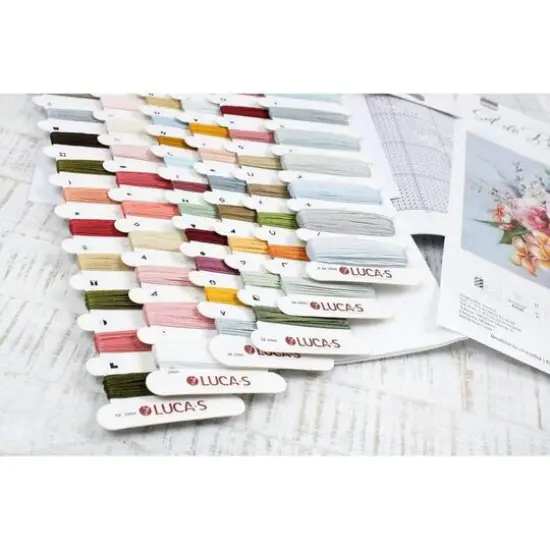 Luca-s Flower Bouquet Counted Cross Stitch Kit {8}