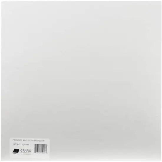 Grafix&reg; White Medium Weight Chipboard Sheets, 25 Sheets {1}