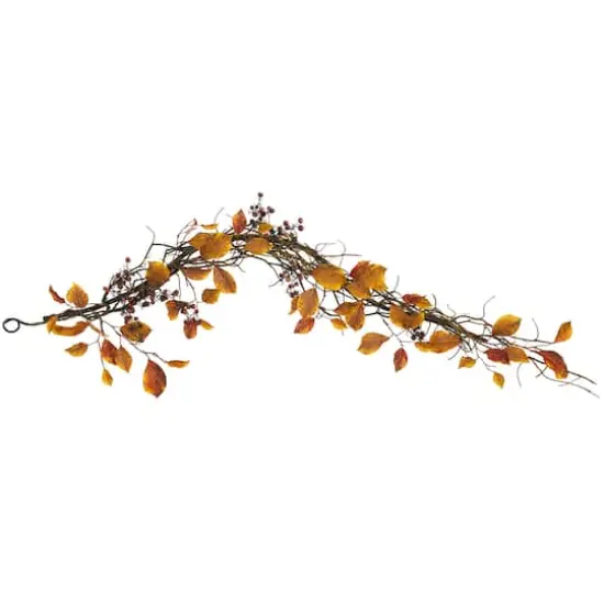 4ft. Fall Foliage, Berries & Twig Artificial Garland {1}