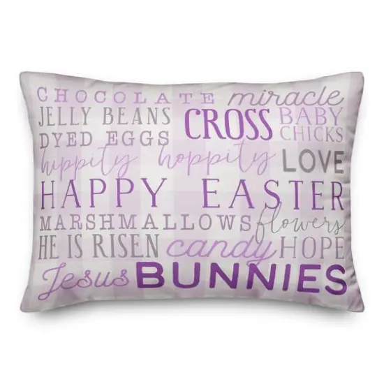 Easter Day Words 2 14" x 20" Indoor / Outdoor Pillow {3}