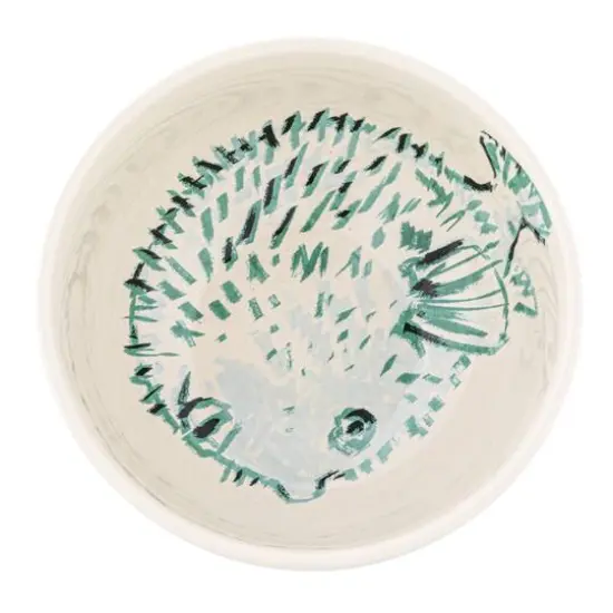 Hello Honey&reg; 6" Sea Animal Designs Stoneware Cereal Bowl Dinnerware Set {8}