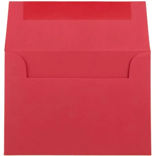 JAM Paper 3.5" x 5" A1 Colored Invitation Envelopes, 50ct. Red {4}
