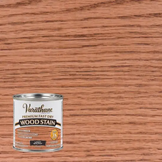 Varathane&reg; 8oz. Premium Fast Dry Wood Stain Light Walnut {4}