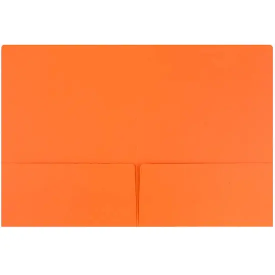 JAM Paper Premium Matte 2-Pocket Folders, 6ct. Orange {4}
