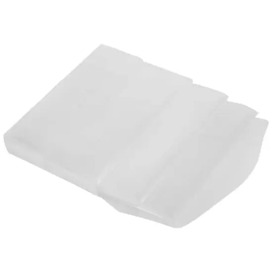 JAM Paper 4" x 6" Clear Plastic Tuck Flap Portfolio, 4ct. {3}