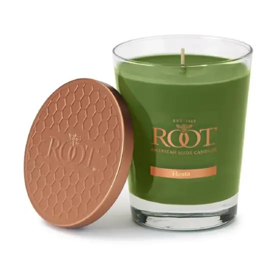 Root Candles 10.5oz. Large Scented Honeycomb Veriglass Jar Candle Hosta {1}