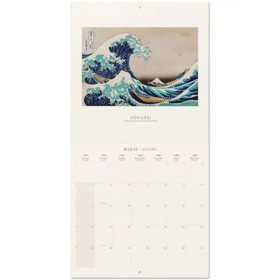 TF Publishing 2024 Japanese Art Bilingual Wall Calendar {4}