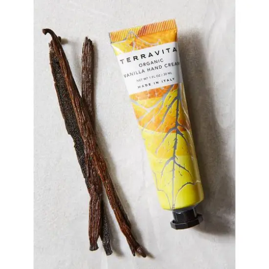 European Soaps Terravita Organic Hand Cream, 30mL Vanilla {7}