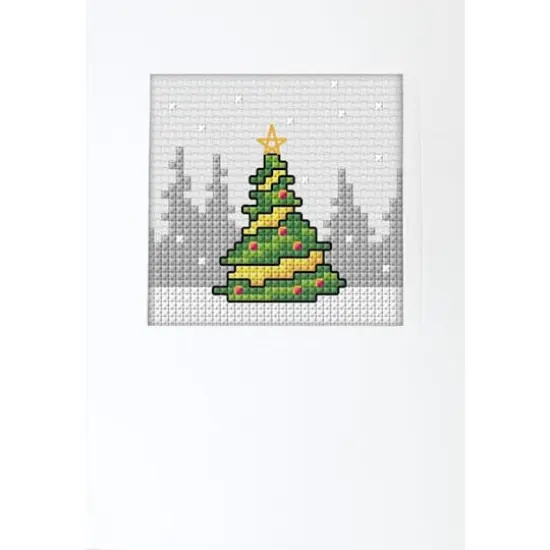 Orchidea Christmas Tree Counted Cross Stitch Kit {1}