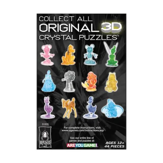 3D Crystal Puzzle - Disney Ursula: 44 Pcs {4}