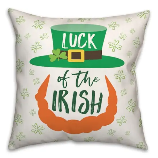 Luck of the Irish Throw Pillow {1}