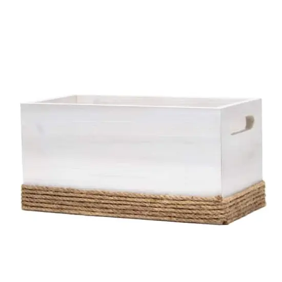 Elegant Designs Mail Script Mail Holder with Handles Black/White {12}