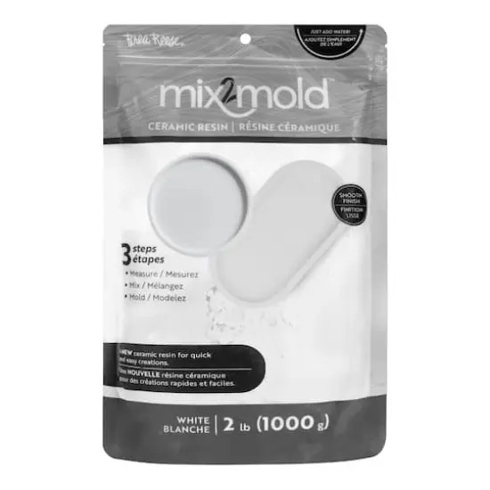 Brea Reese&reg; Mix2Mold&trade; White Ceramic Resin, 2lb. {1}