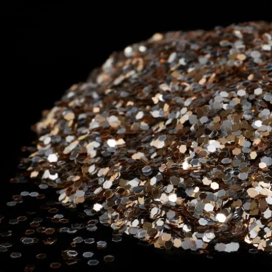 Chunky Glitter by Recollections&trade;, 4.5oz. Champagne & Silver {3}