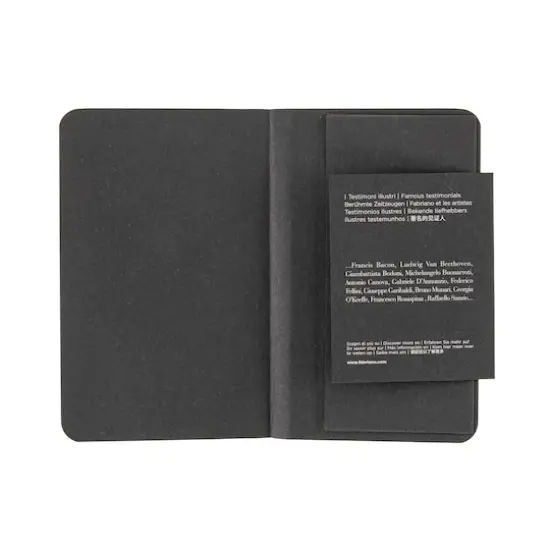 Fabriano&reg; Ecoqua Plus Dotted Fabric-Bound Notebook Gray {9}