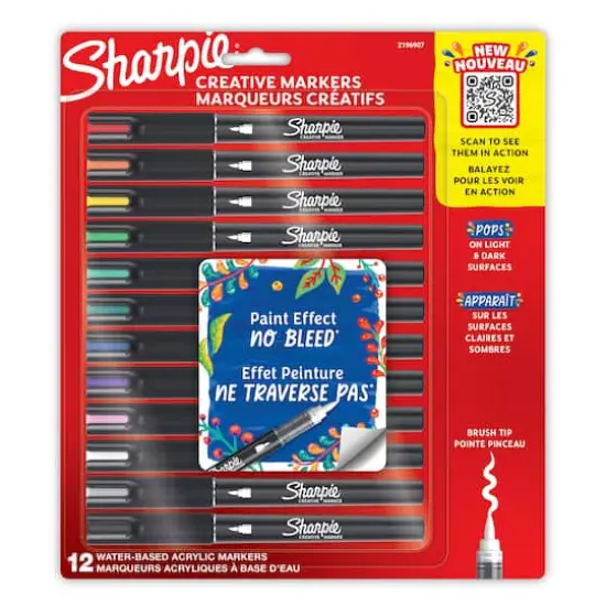 Sharpie&reg; 12 Color Brush Tip Creative Markers {1}