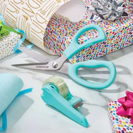 Farberware Gift Wrapping Shears Aqua {4}