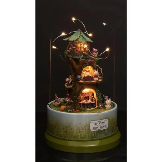 Wizardi Miniature Roombox Kit: The Forest Whim Dollhouse Kit {3}