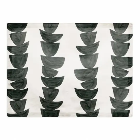 Monochromatic Stacked Bowls Cotton Twill Placemat {1}
