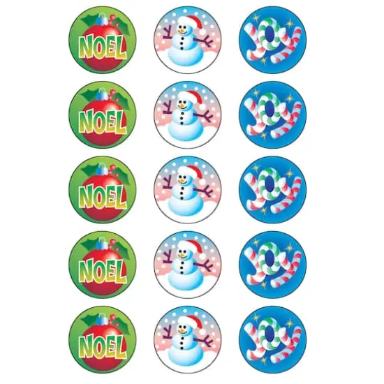 Trend Enterprises&reg; Stinky Stickers&reg; Christmas/Peppermint, 6 Packs of 60ct. {3}