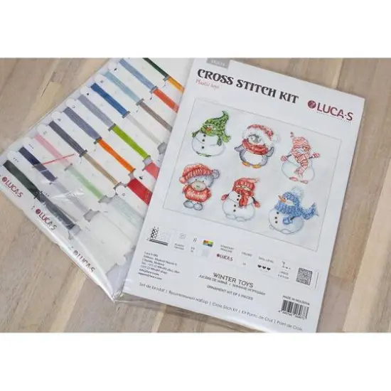 Luca-S Winter Toys Plastic Canvas Counted Cross Stitch Kit {10}