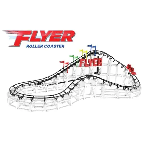 CDX Blocks Flyer Roller Coaster Building Brick Set {4}