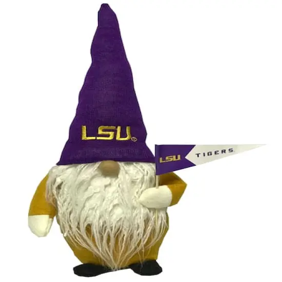Santa's Workshop 12" College Football Gnome Louisiana State Tigers {1}
