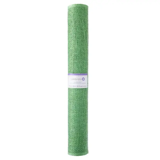 21" x 5yd. Green Poly Burlap Mesh by Celebrate It&trade; {7}