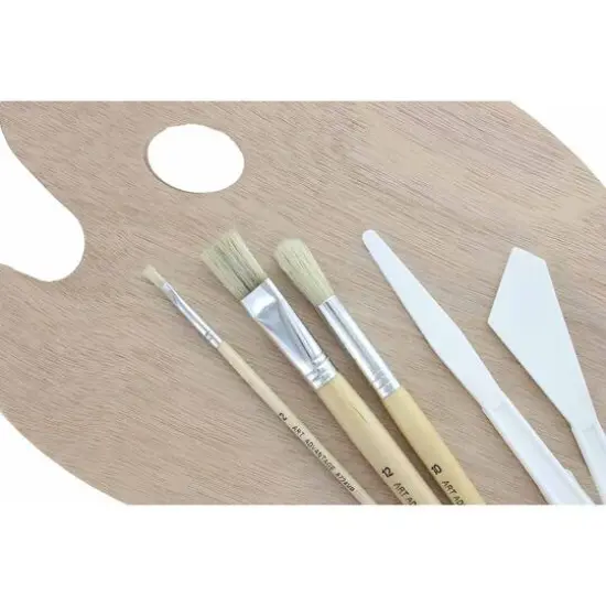 Art Advantage&reg; Wood Palette Painting Tool Set {3}