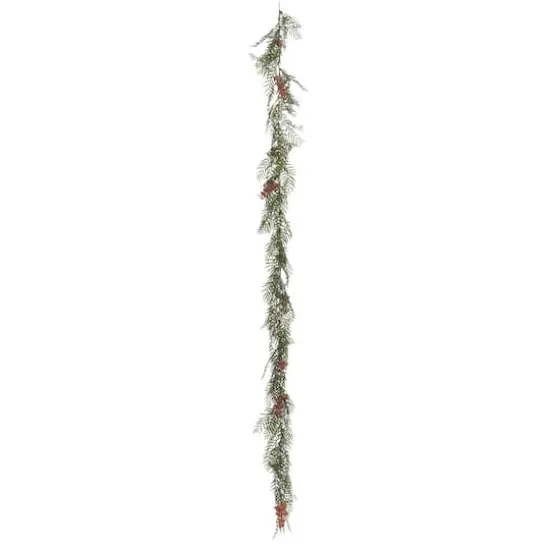 6ft. Green Brazil Berry and Leaf Garland {1}