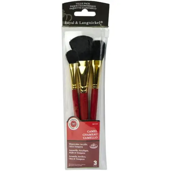 Royal & Langnickel&reg; Camel Value Pack Brush Set {1}