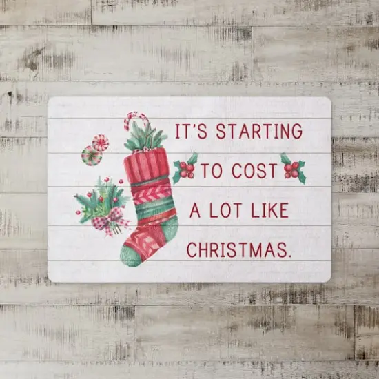 Cost a Lot Like Christmas Floor Mat {3}