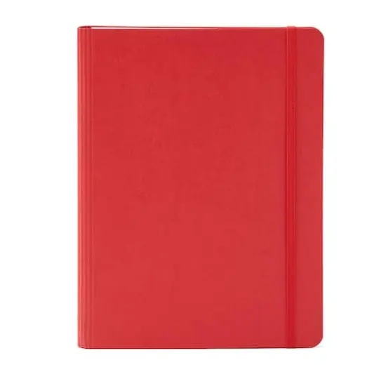 Fabriano&reg; EcoQua Plus A5 Lined Hidden Spiral-Bound Notebook Red {6}