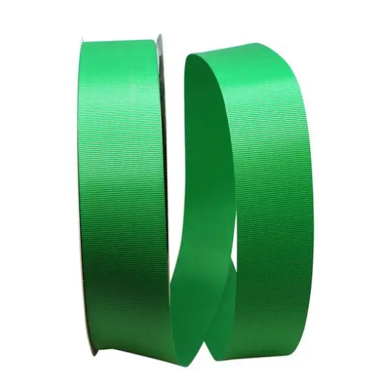 JAM Paper 1.5" x 100yd. Grosgrain Allure Ribbon Emerald {1}