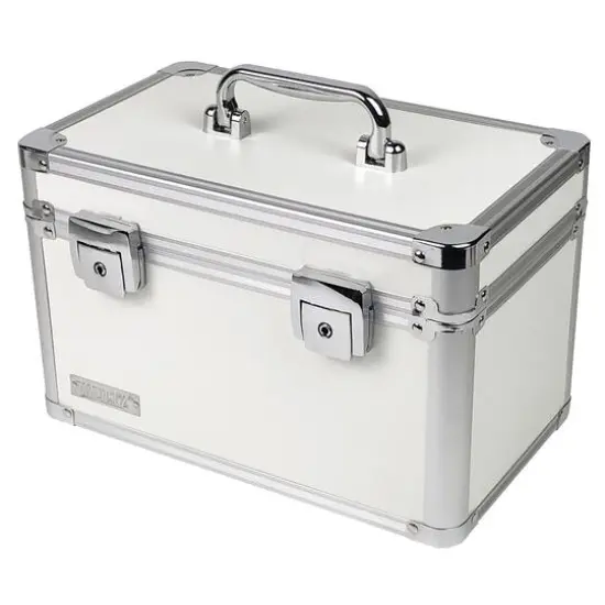 Vaultz White Divided Storage Box {2}