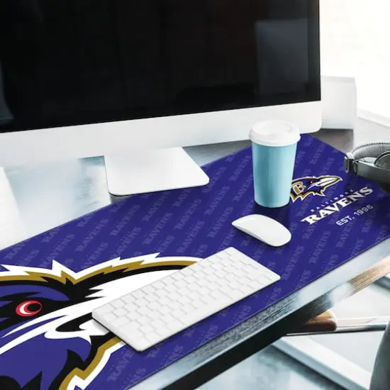 Logo Series Desk Pad Baltimore Ravens {5}