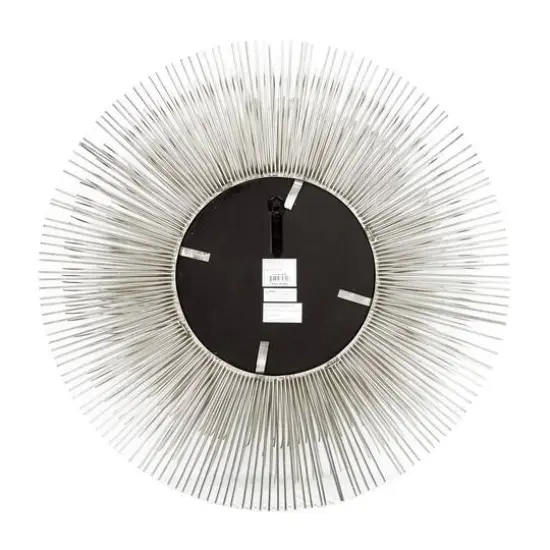 29'' Silver Modern Metal Wall Mirror {7}