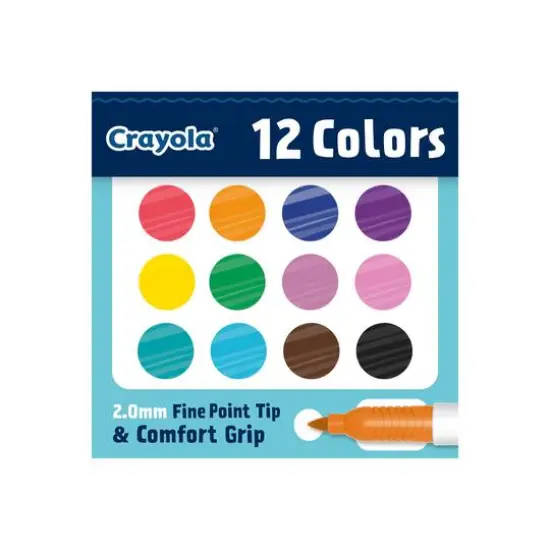 Crayola&reg; Fine Point Doodle Markers, 12ct. {12}